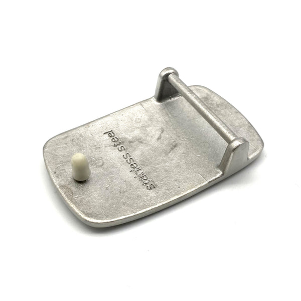 Matte Finish Stainless Plain Buckle For Leather Belt Crafting