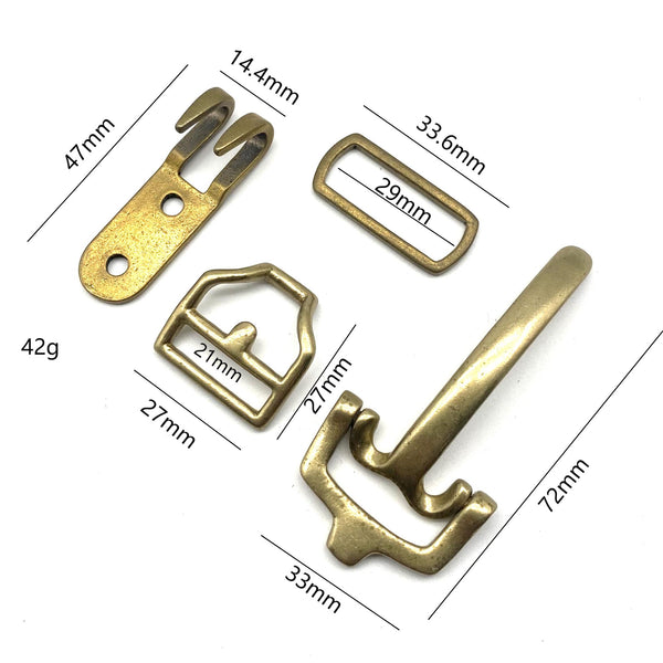 Littleton Cavalry Buckle for 20-27mm Leather Strap,Women Belt Buckle,Kids Trendy Buckle