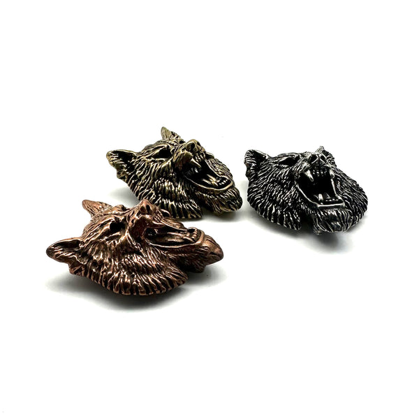 WOLF Conchos,Leather Bag Decoration Ornaments,Screw Back