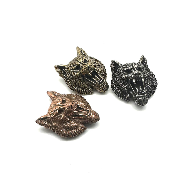 WOLF Conchos,Leather Bag Decoration Ornaments,Screw Back