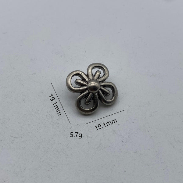Brass Shank Button Coat Sewing Buttons Clothing Flower Button Sweater Button
