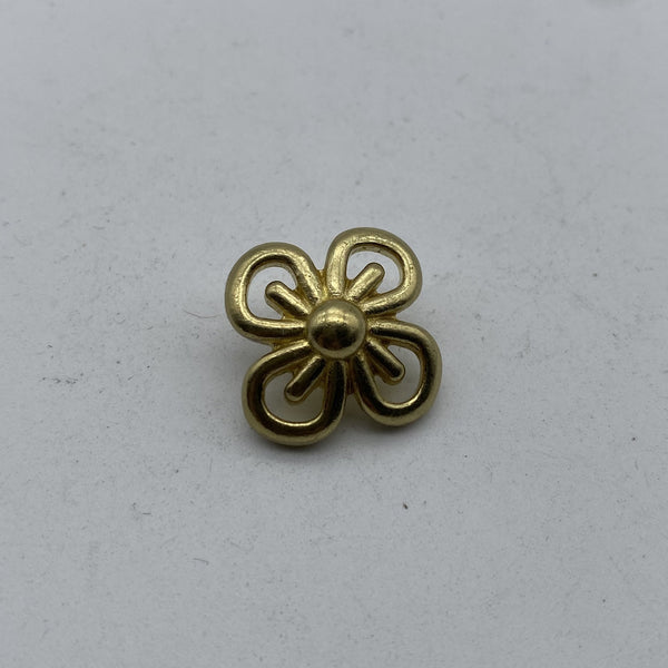 Brass Shank Button Coat Sewing Buttons Clothing Flower Button Sweater Button