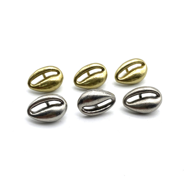 Brass Shank Button Coat Sewing Buttons Clothing Button Sweater Button Melon Seed Design