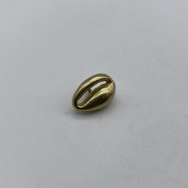 Brass Shank Button Coat Sewing Buttons Clothing Button Sweater Button Melon Seed Design
