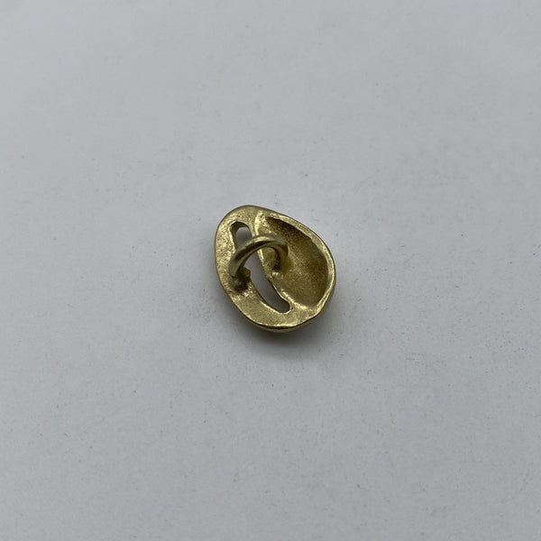 Brass Shank Button Coat Sewing Buttons Clothing Button Sweater Button Melon Seed Design
