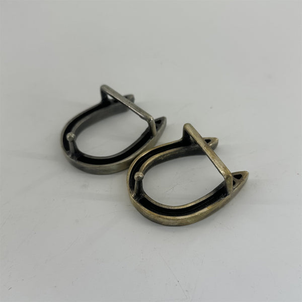 Horseshoe Design Belt Buckle Copper Casted
