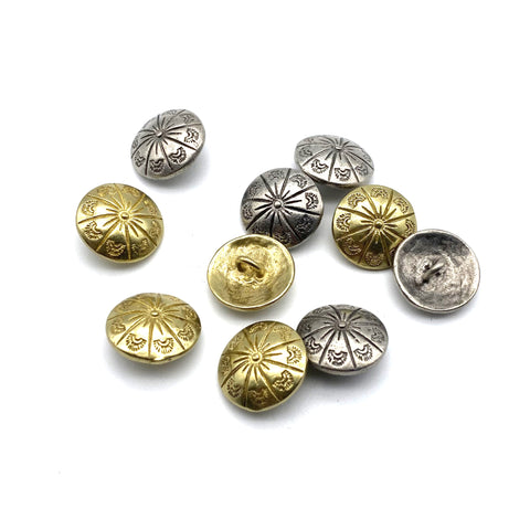 Brass Round Sewing Button Clothing Classic Button DIY