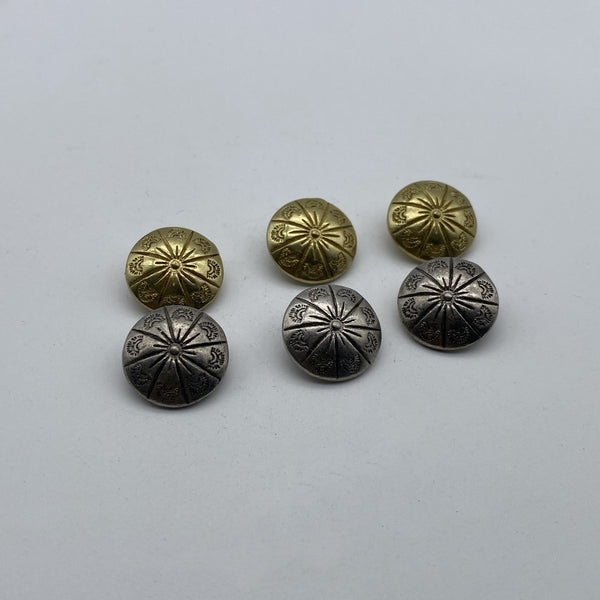 Brass Round Sewing Button Clothing Classic Button DIY