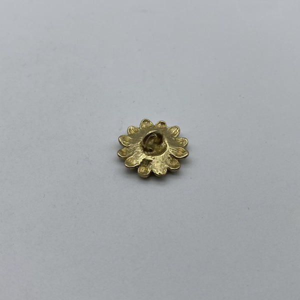 Sunflower Sewing Button Old Silver Clothing Button,Metal Shank Button