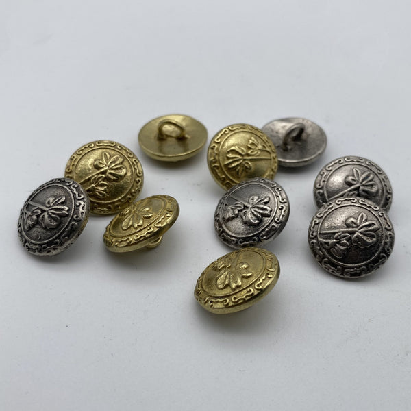 Brass Round Classic Sewing Button Clothing Button Replacement