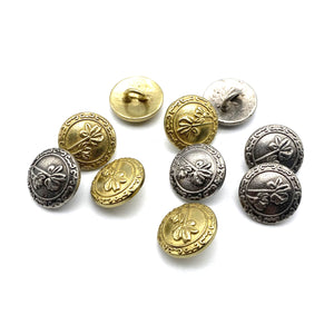 Brass Round Classic Sewing Button Clothing Button Replacement