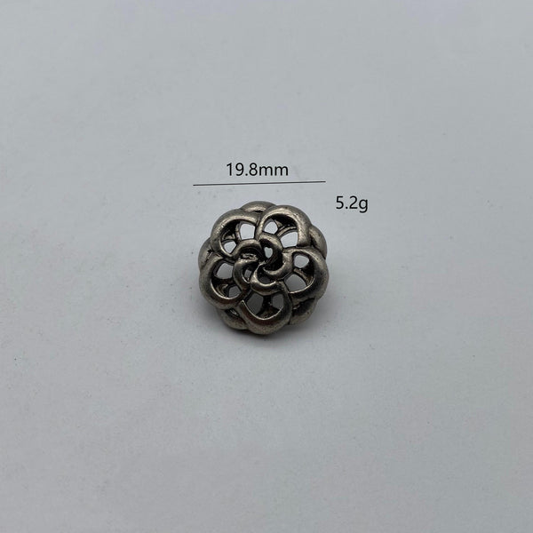 Rose Design Button Coat Sewing Buttons Clothing Button Sweater Button