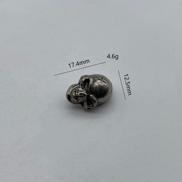 Brass Skull Sewing Button,Clothing Shank Button,Brass Sewing Button,Old Silver Buttons,Sweater Button