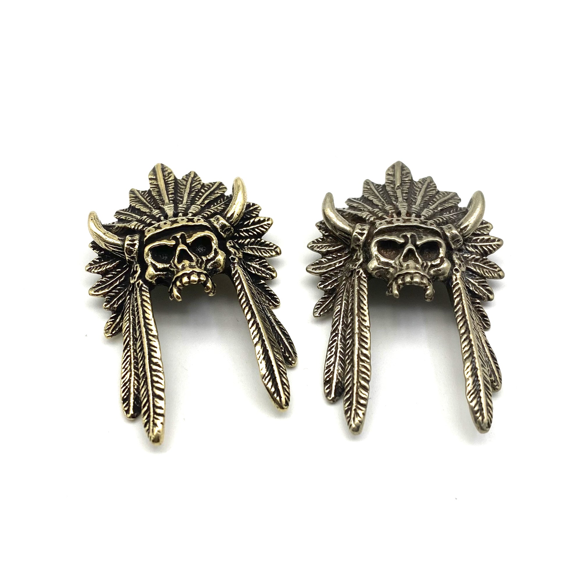 Skull Indian Copper Concho Leather Screw Rivets Bag Hardwares