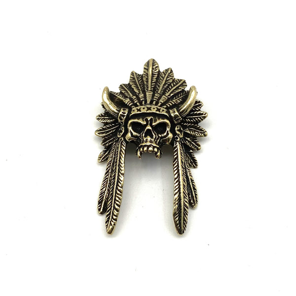 Skull Indian Copper Concho Leather Screw Rivets Bag Hardwares