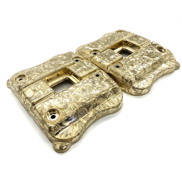 Brass Engraved Rocker Box Covers for Harley Davidson Spotster 883,Forty Eight,XL 1200