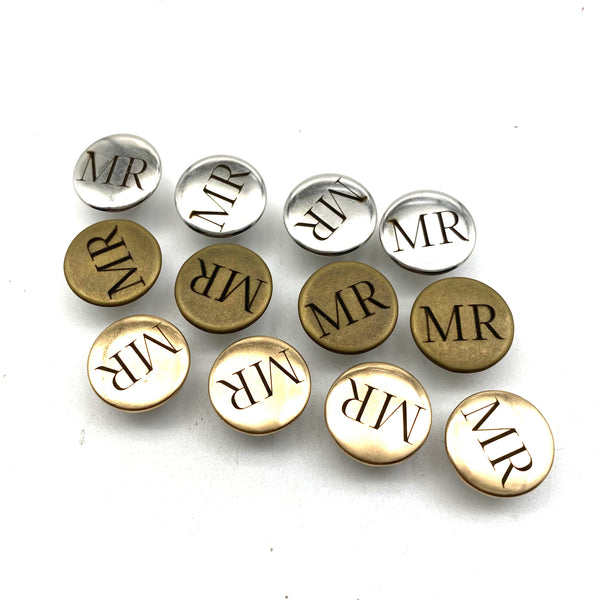 Jeans Button Pin Customized Logo/Text Denim Button Replacement Personalised Brand