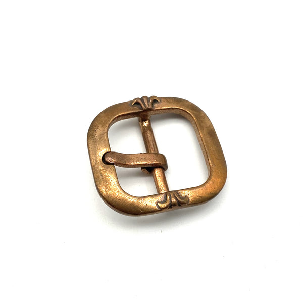 Flower Decor Buckle Leather Belt Buckle