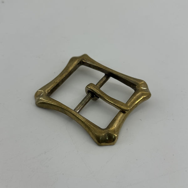 38mm Solid Copper Casted Leather Belt Buckle Retro Finish