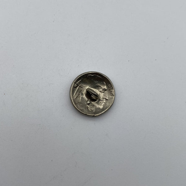 Indian Chief Design Sewing Button Buffalo Shank Button Clothing Sweater Buttons
