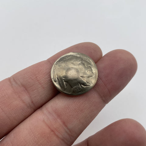 Indian Chief Design Sewing Button Buffalo Shank Button Clothing Sweater Buttons
