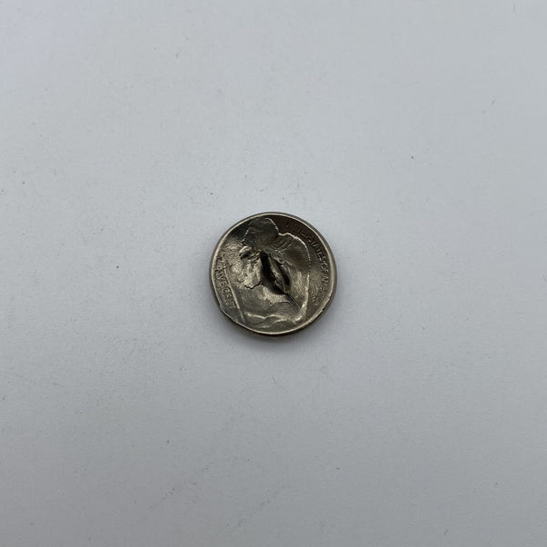 Old Silver Penny Sewing Button Buffalo Shank Button Clothing Sweater Buttons