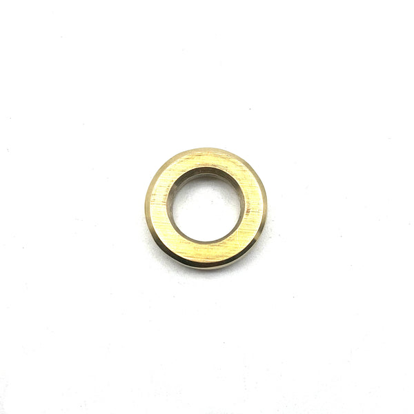 Handmade Brass D Shape Shackle Customized Size Thicker Brass Ring Leather Keychain Hardwares