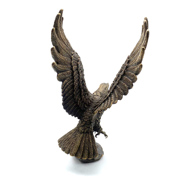 Bronze Sculpture Lifelike Eagle Statue Giftware House&Office Decorative Ornaments
