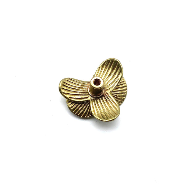 Brass Flower Drawer Pulls | Cabinet Handles Knob for Wardrobe, Wine Cellar & Luxury Furniture