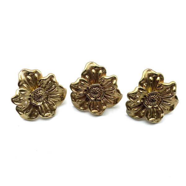 Flower Drawer Pulls | Cabinet Handles Knob for Wardrobe, Wine Cellar & Luxury Furniture