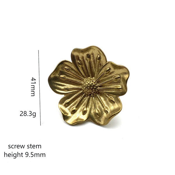 Flower Drawer Pulls | Cabinet Handles Knob for Wardrobe, Wine Cellar & Luxury Furniture