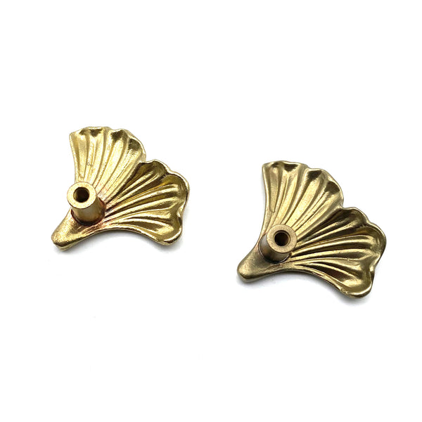 Leaf Design Drawer Knob | Heavy Brass Drawer Pulls | Cabinet Handles for Wardrobe, Wine Cellar & Luxury Furniture