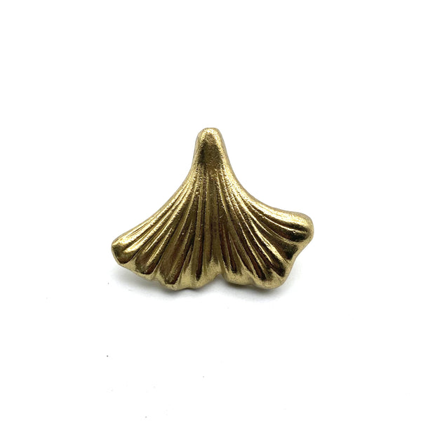 Leaf Design Drawer Knob | Heavy Brass Drawer Pulls | Cabinet Handles for Wardrobe, Wine Cellar & Luxury Furniture