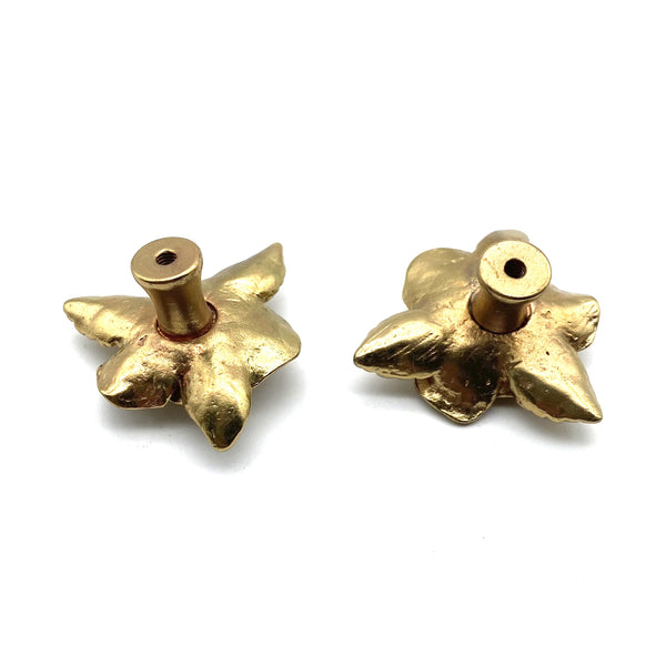 Rose Flower Drawer Knob | Brass Drawer Pull | Cabinet Handles Knob for Wardrobe, Wine Cellar & Luxury Furniture