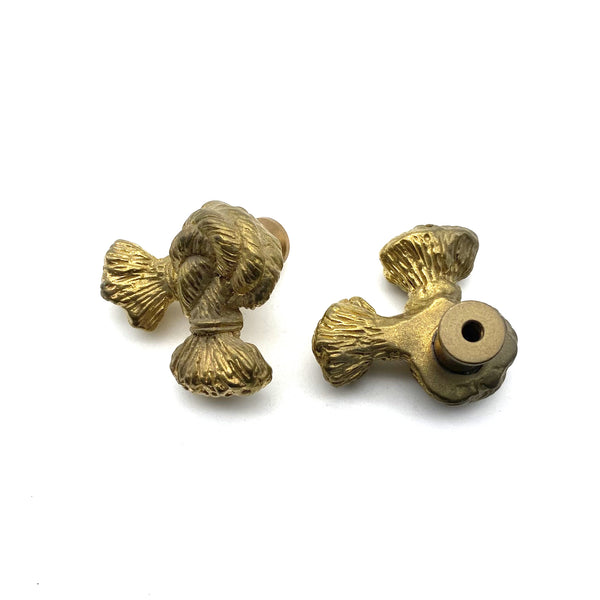 Brass Knot Drawer Pulls | Cabinet Handles for Wardrobe, Wine Cellar & Luxury Furniture