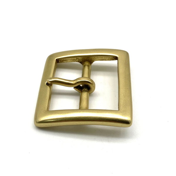 35mm Brass Centre Bar Buckles Women Men Leather Belt Buckle<br>