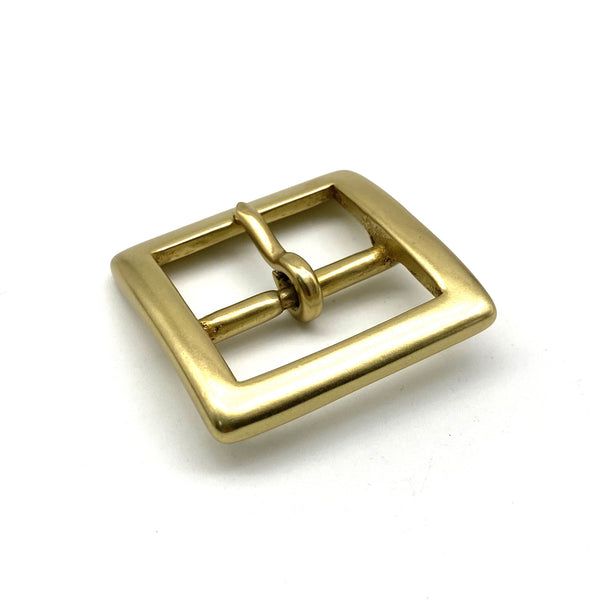 35mm Brass Centre Bar Buckles Women Men Leather Belt Buckle<br>