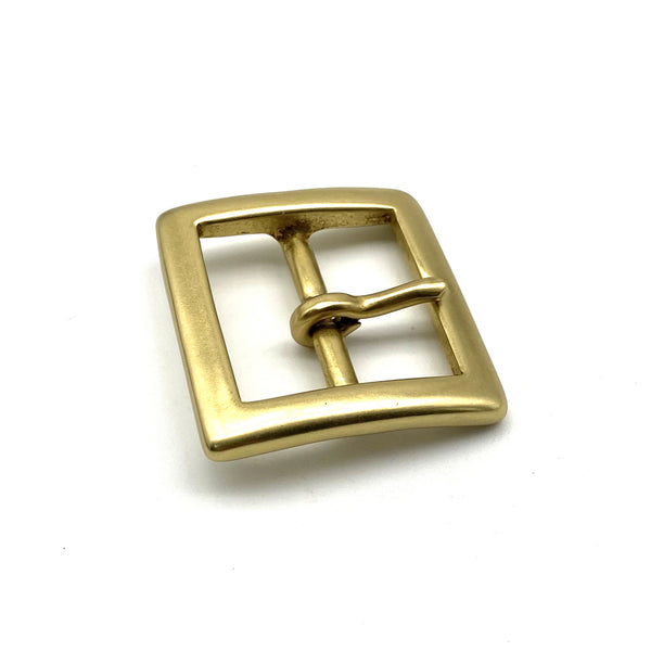 35mm Brass Centre Bar Buckles Women Men Leather Belt Buckle<br>