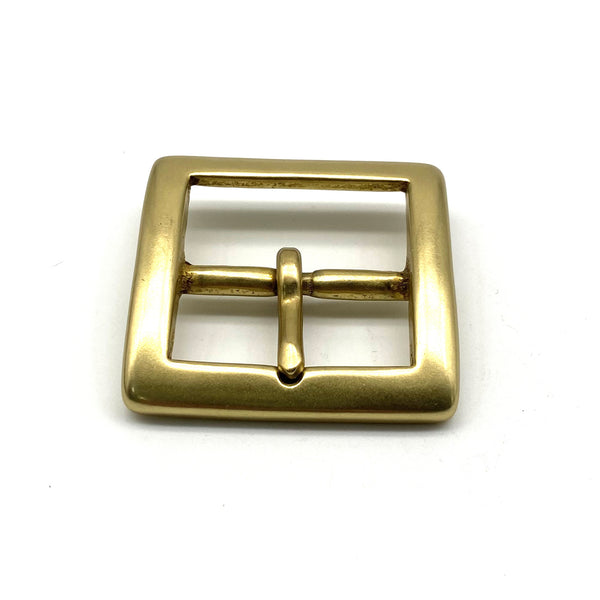 35mm Brass Centre Bar Buckles Women Men Leather Belt Buckle<br>