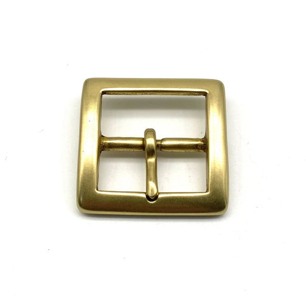 35mm Brass Centre Bar Buckles Women Men Leather Belt Buckle<br>