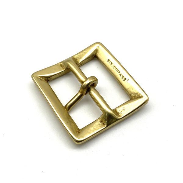 35mm Brass Centre Bar Buckles Women Men Leather Belt Buckle<br>