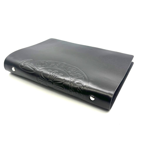 Veg Tanned Leather Journal Black A5 Notebook Leather Cover Book
