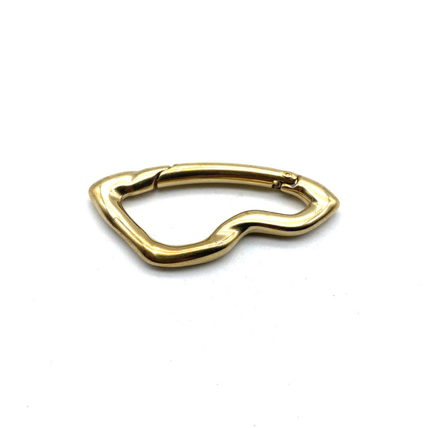 Brass Carabiner Brass Snap Hook Snap Clasp Men's Keychain