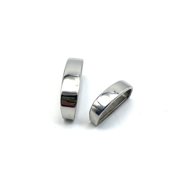 25/30mm Belts Keeper Stainless Loop Mens Leather Belt Fastened Loop