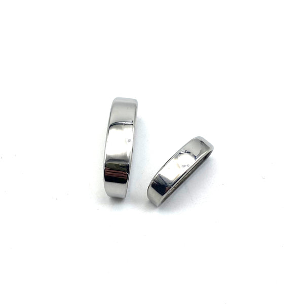 25/30mm Belts Keeper Stainless Loop Mens Leather Belt Fastened Loop