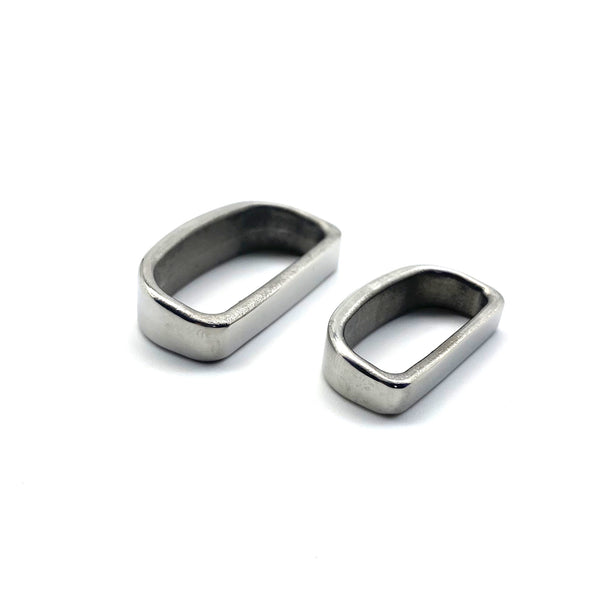 25/30mm Belts Keeper Stainless Loop Mens Leather Belt Fastened Loop