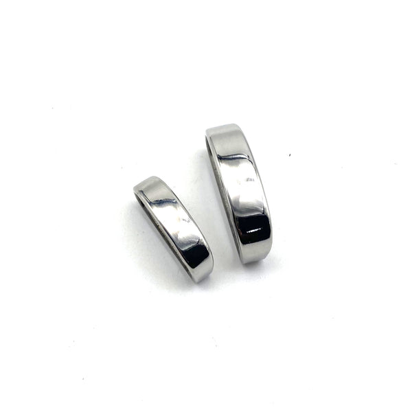 25/30mm Belts Keeper Stainless Loop Mens Leather Belt Fastened Loop