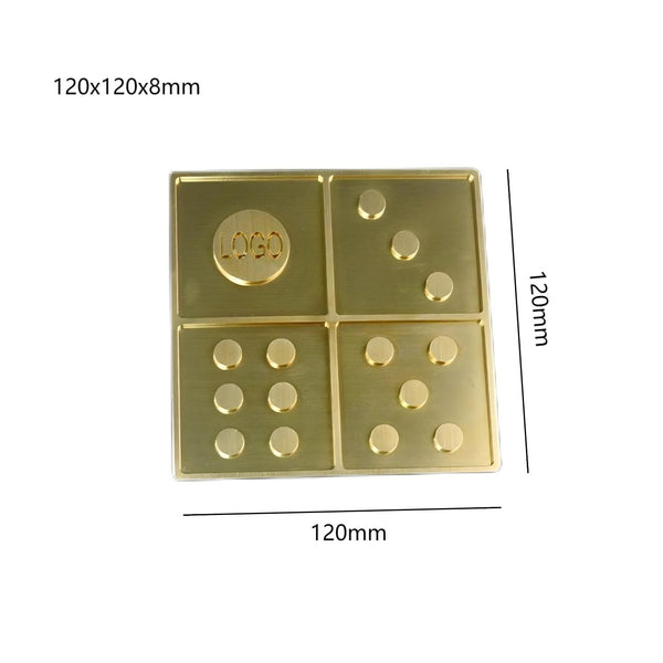 Custom Brass Ice Plate,Ice Stamp Logo,Ice Cube Mold Customized,Ice Cube Tray