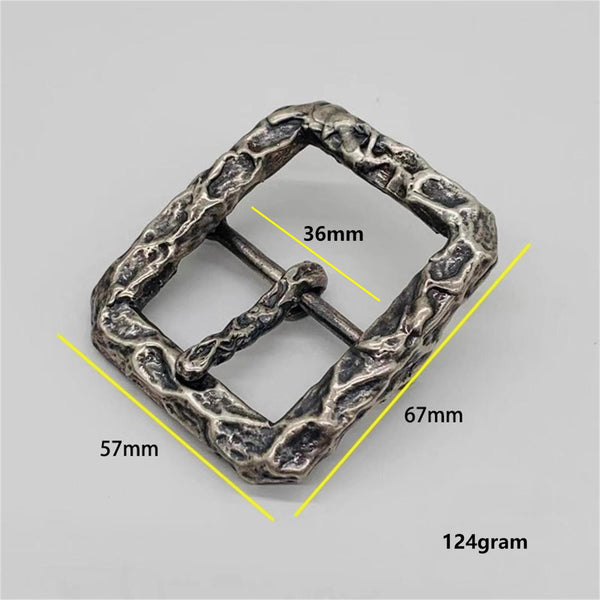 36mm Japan Style Sterling Silver Buckle Handmade Luxury Buckle