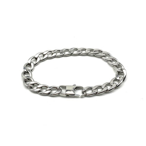 Stainless Nk Chain Bracelets 10mm Width,Length Customized,Plama Chain Bracelets Hand Crafted